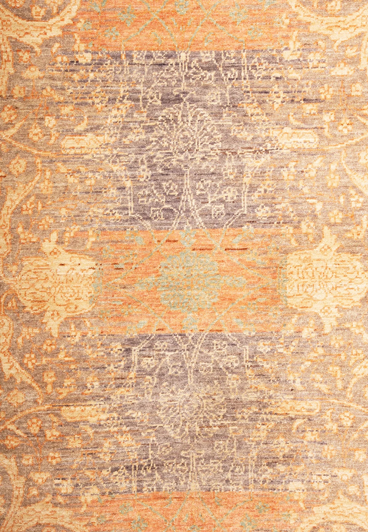 Handwoven Earth‑Tone Wool Fringe Artisan Transitional Rug