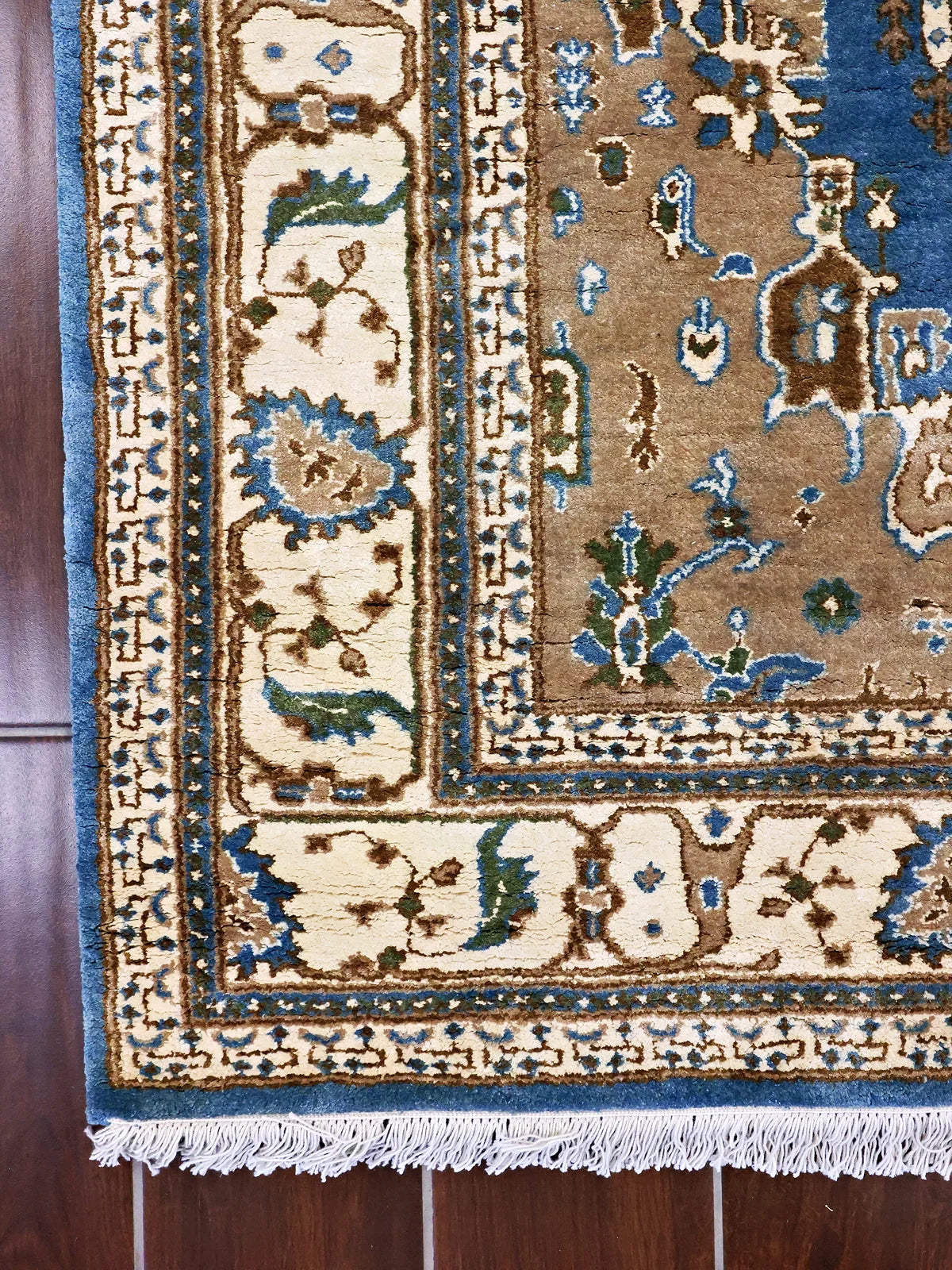 Imperial Medallion Tabriz Silk Rug | Sophisticated 11.8x18.6 Décor ...