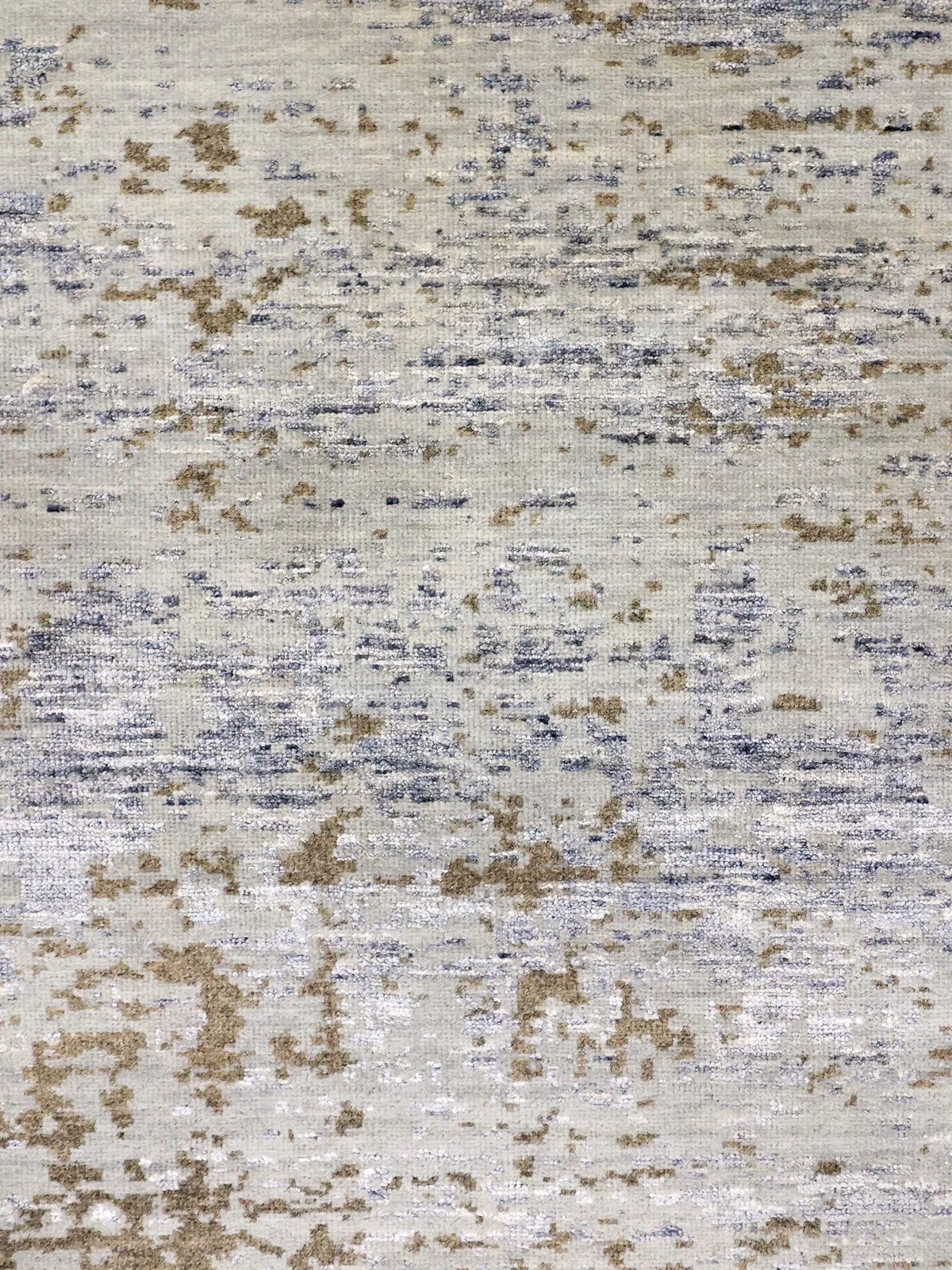 Harmonic White Beige and Blue Pattern Runner – Rug Weavers