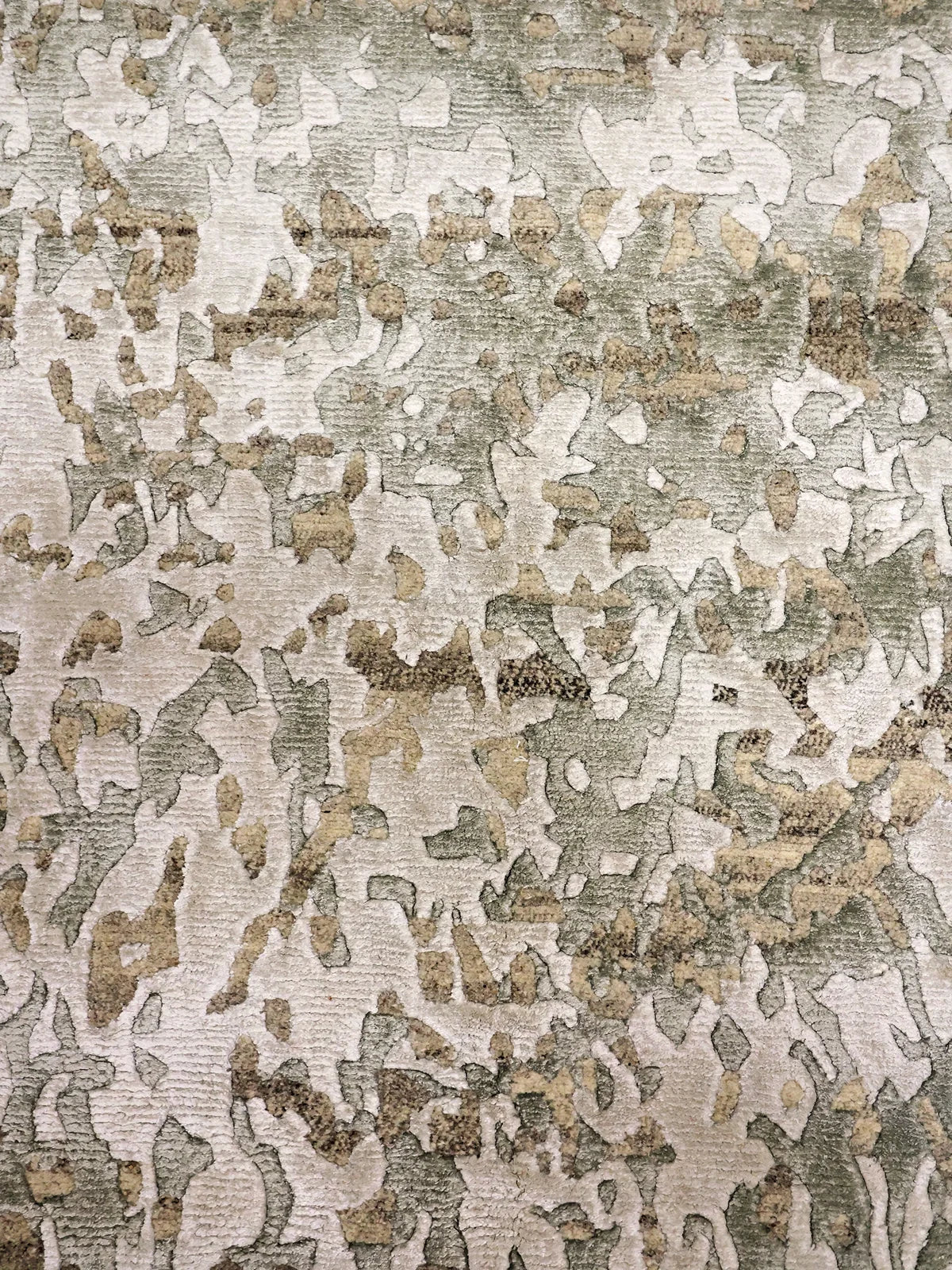 Sophisticated Abstract Beige and Cream brown Rug