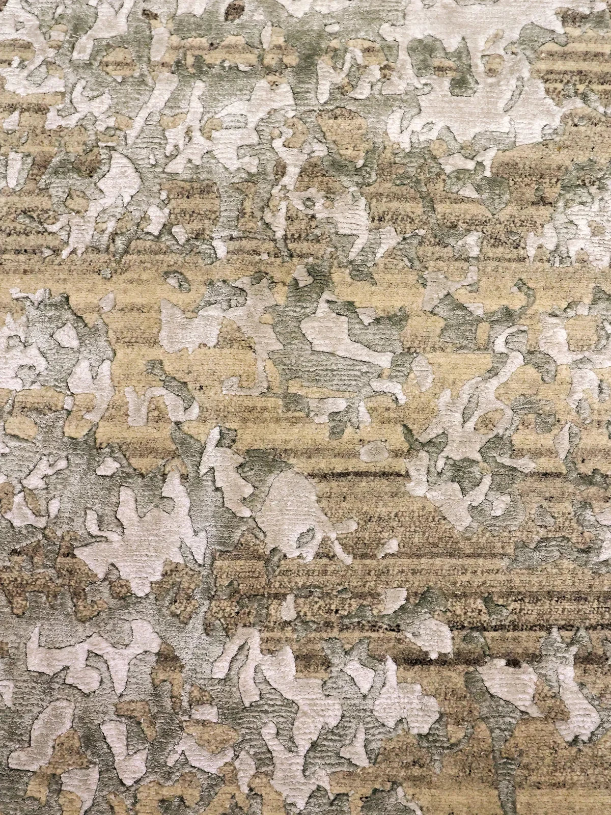 Sophisticated Abstract Beige and Cream brown Rug