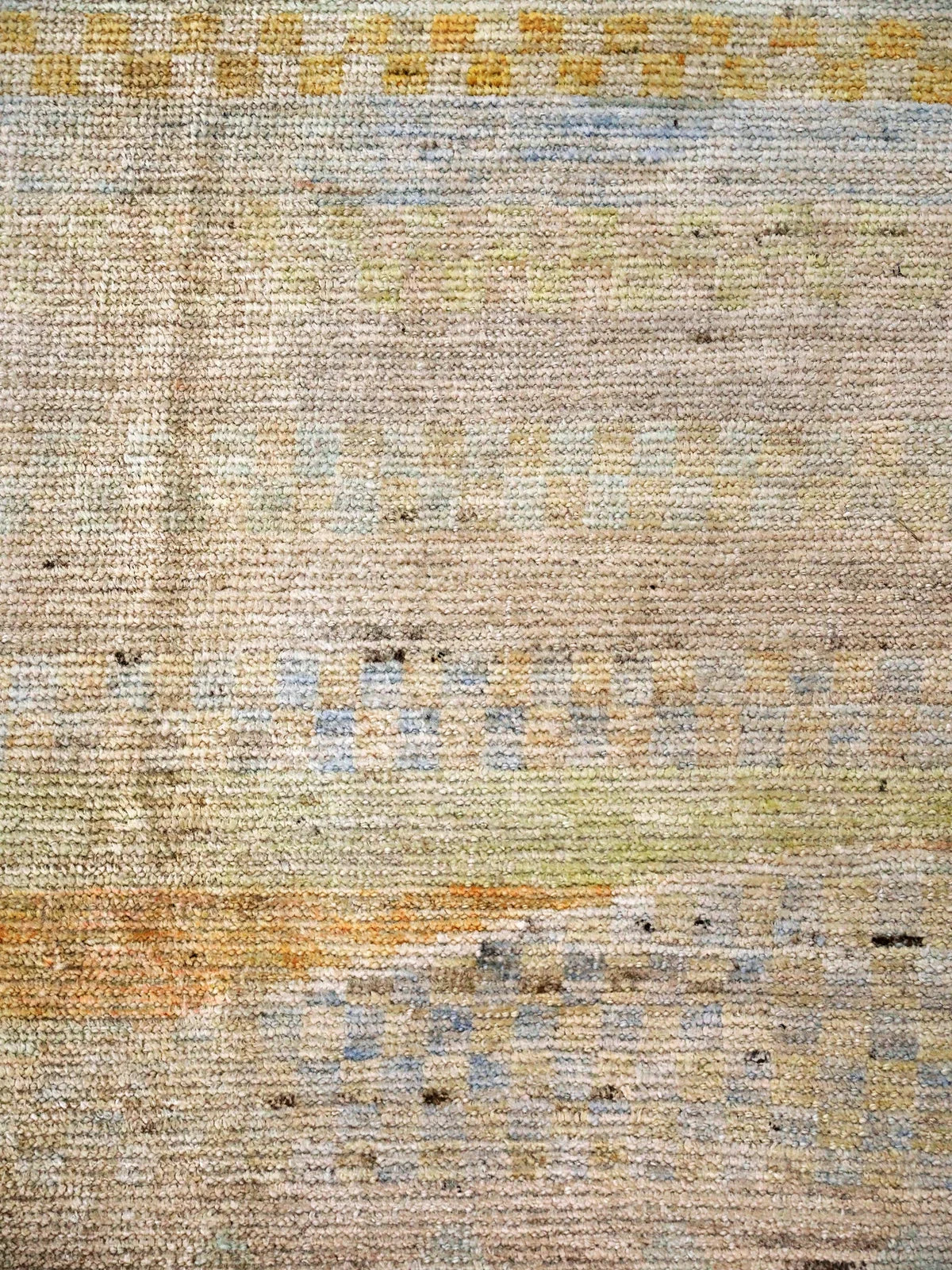 Blue Sage Wool Rug with Green and Blue Shade